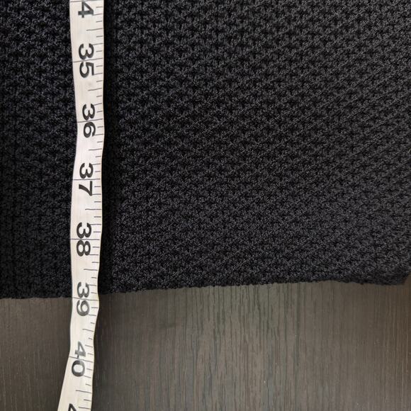 St John Caviar Dress Womens 8 Santana Knit Sheath Wool Rayon Office Minimalist - Picture 10 of 11